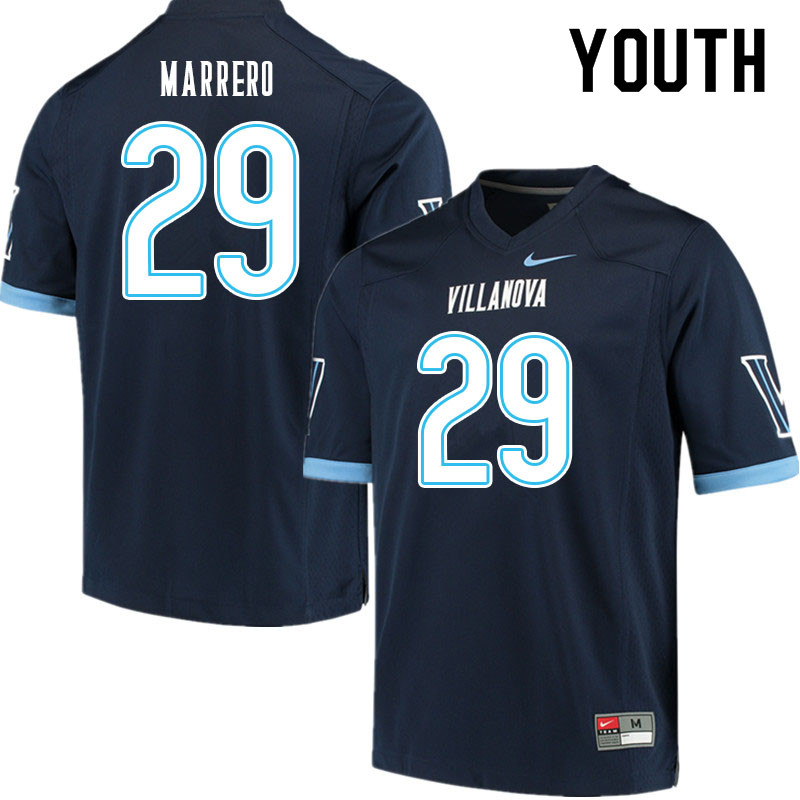 Youth #29 Derek Marrero Villanova Wildcats College Football Jerseys Sale-Navy - Click Image to Close